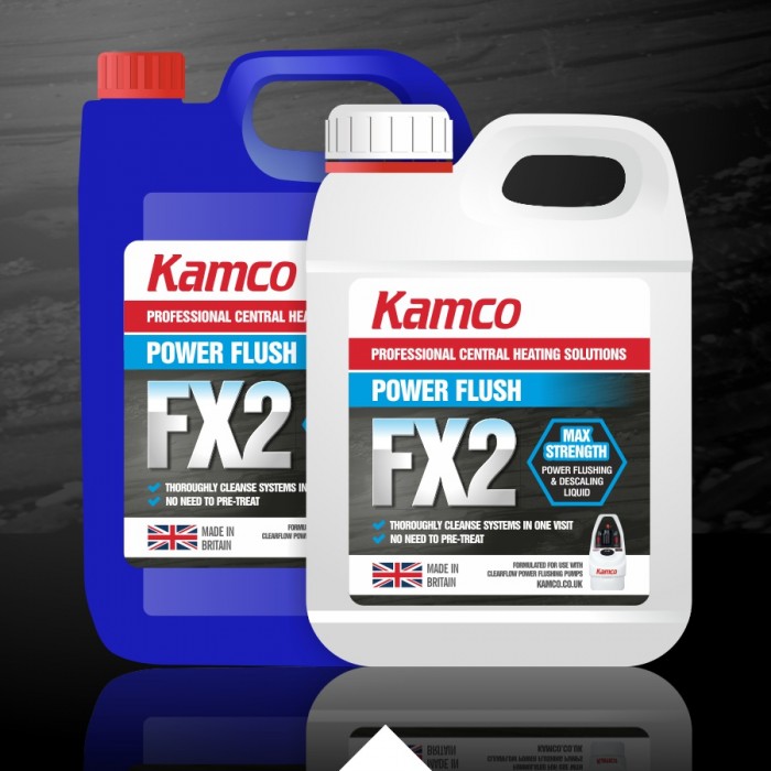 Kamco Power Flush FX2 Professional tekutina na propláchnutí a odstranění vodního kamene 10L, BFX206